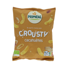 Primeal Chips gepoft pinda glutenvrij bio 75.00 Gram