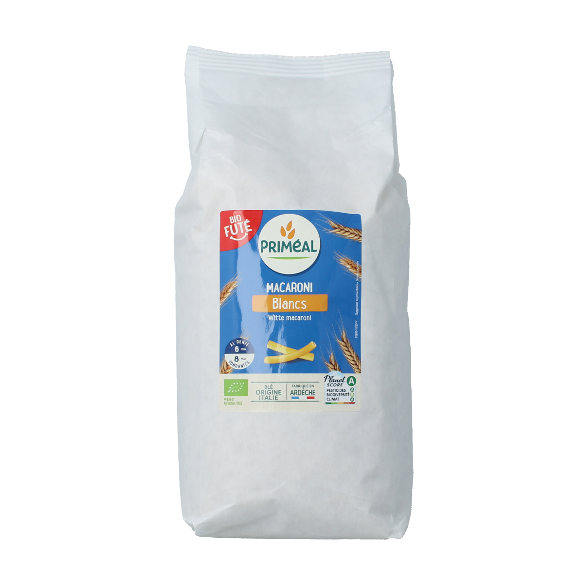 Primeal Witte macaroni bio 1000.00 Gram