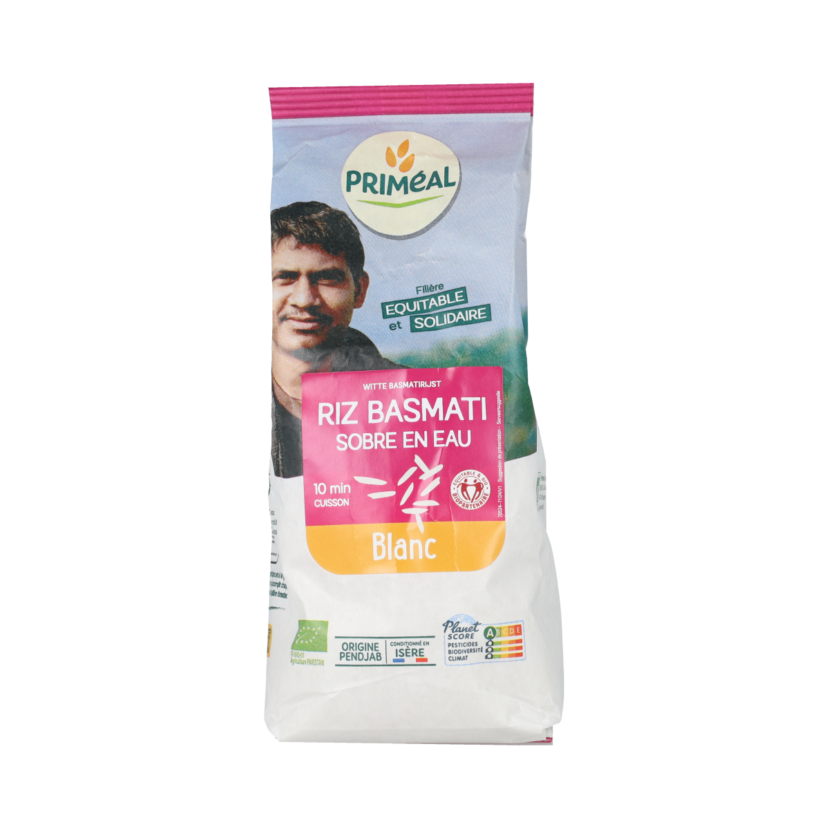 Primeal Witte basmati rijst bio 500.00 Gram
