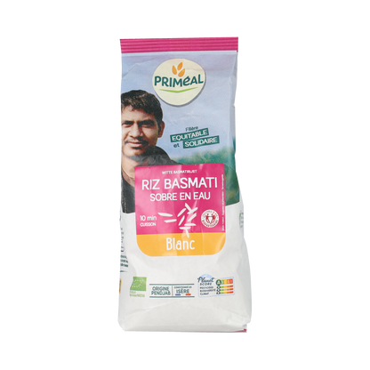 Primeal Witte basmati rijst bio 500.00 Gram