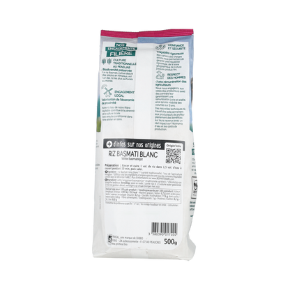 Primeal Witte basmati rijst bio 500.00 Gram