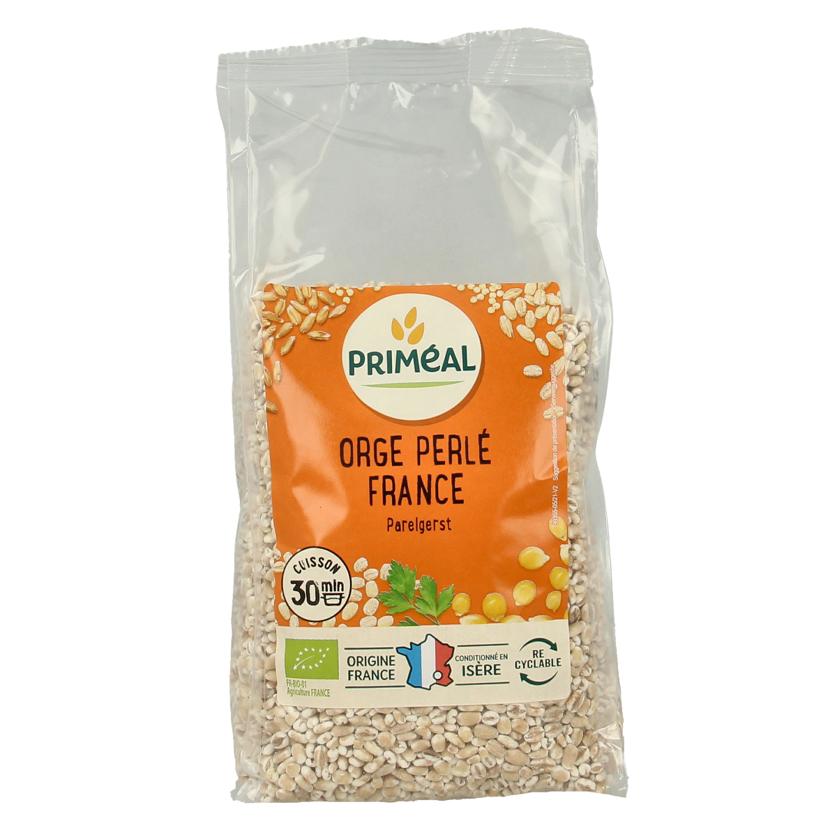Primeal Geparelde gerst bio 500.00 Gram