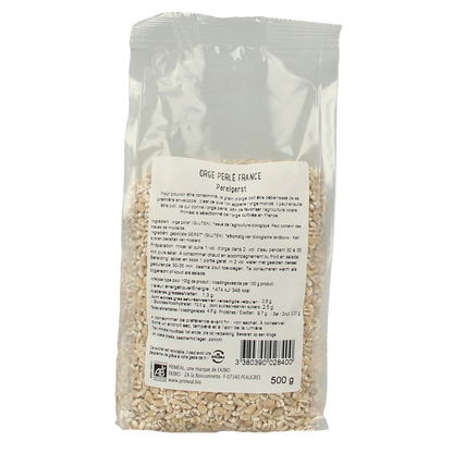 Primeal Geparelde gerst bio 500.00 Gram