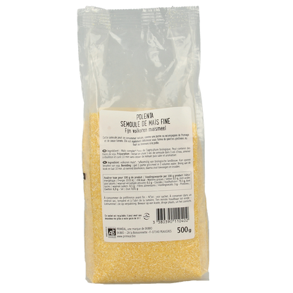 Primeal Polenta fijn volkoren maismeel bio 500.00 Gram