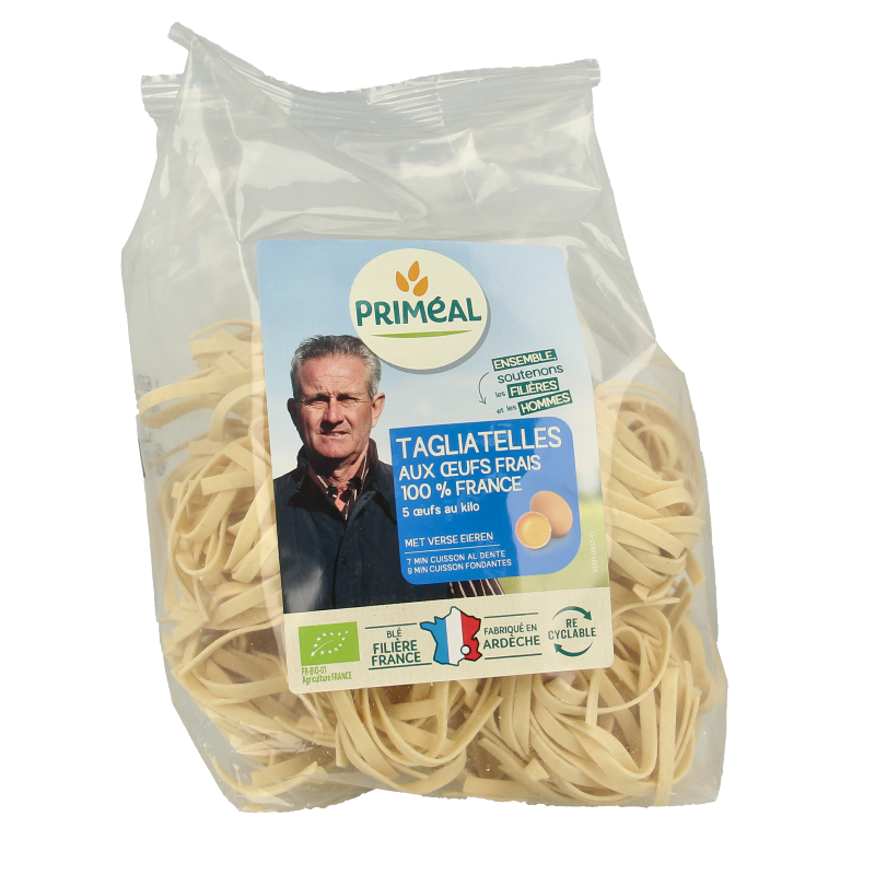 Primeal Tagliatelle met verse eieren bio 250 Gram