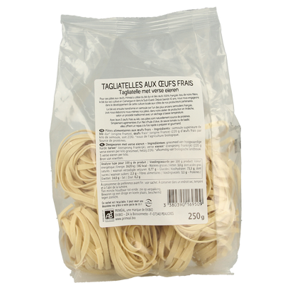 Primeal Tagliatelle met verse eieren bio 250.00 Gram