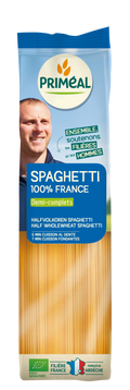 Primeal Halfvolkoren spaghetti bio 500.00 Gram
