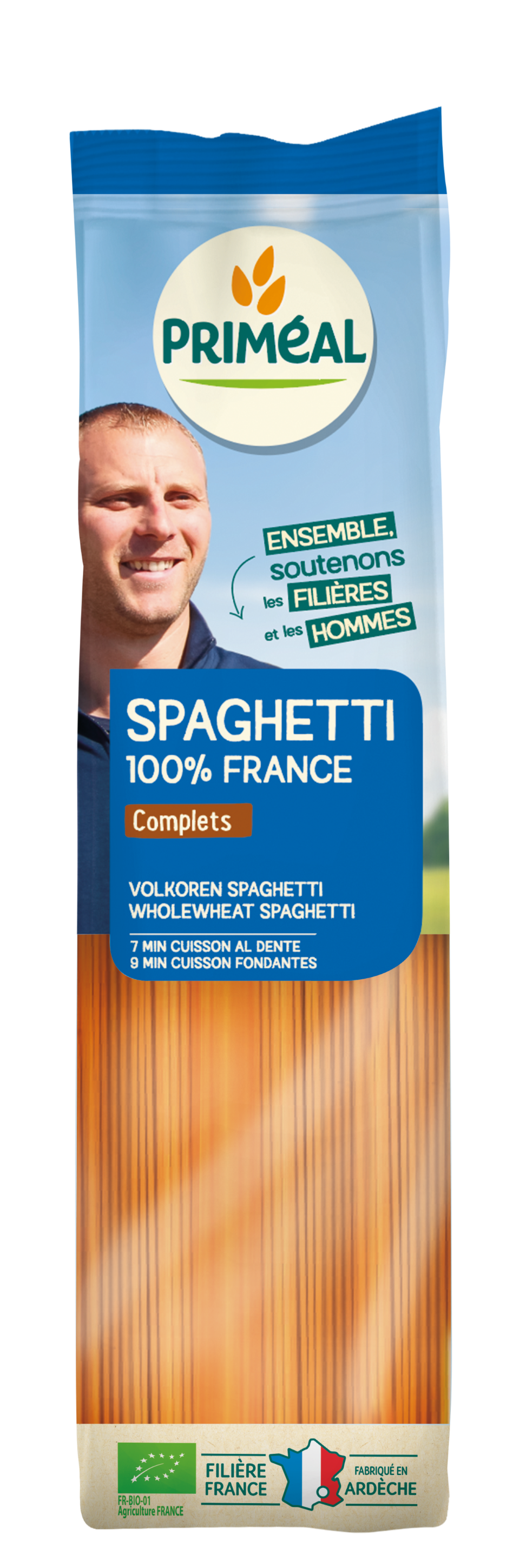 Primeal Volkoren spaghetti bio 500.00 Gram