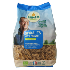 Primeal Halfvolkoren spiralen bio 500.00 Gram