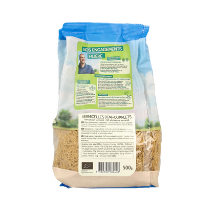 Primeal Vermicelli halfvolkoren bio 500.00 Gram