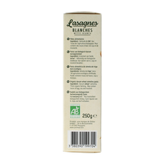 Primeal Witte lasagne bio 250.00 Gram