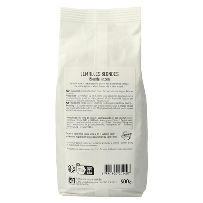 Primeal Linzen blond bio 500.00 Gram