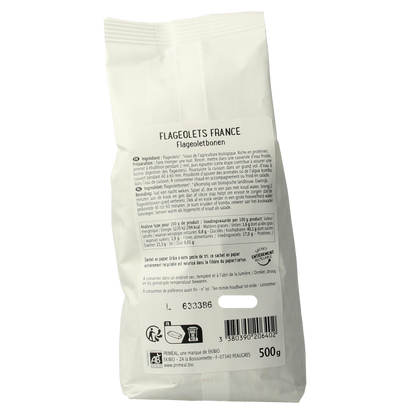 Primeal Flageoletbonen bio 500.00 Gram