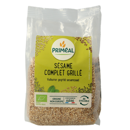 Primeal Volkoren gegrild sesamzaad bio 250.00 Gram