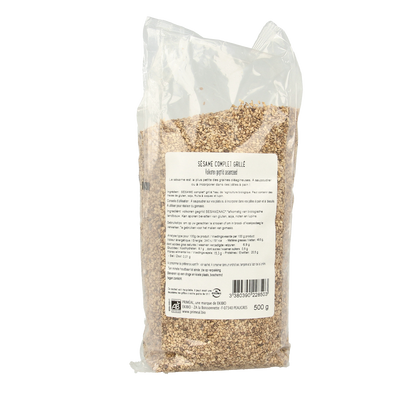 Primeal Volkoren gegrild sesamzaad bio 500.00 Gram