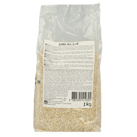 Primeal Quinoa wit real bio 1.00 Kilogram