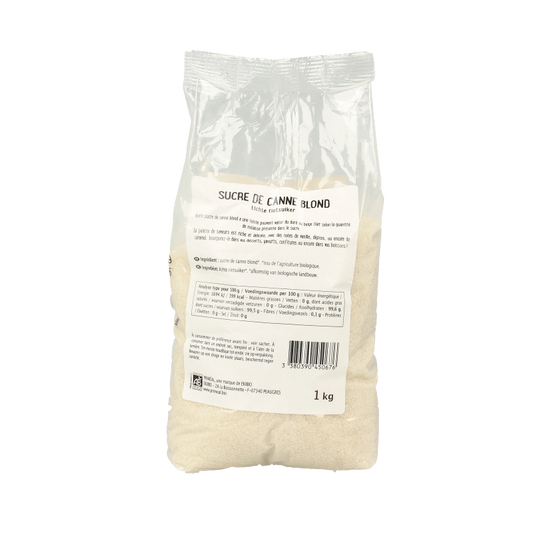 Primeal Blonde rietsuiker bio  1 Kilogram