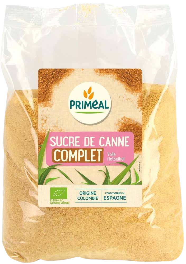 Primeal Volle rietsuiker bio 1 Kilogram