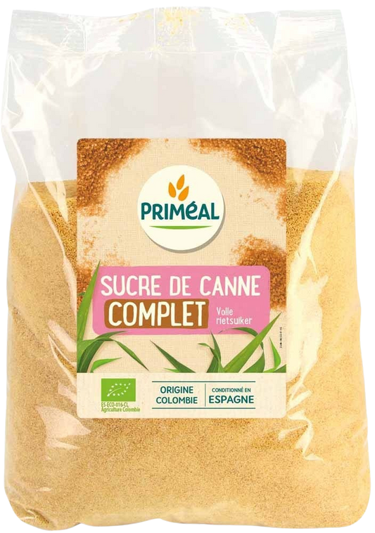 Primeal Volle rietsuiker bio 1 Kilogram