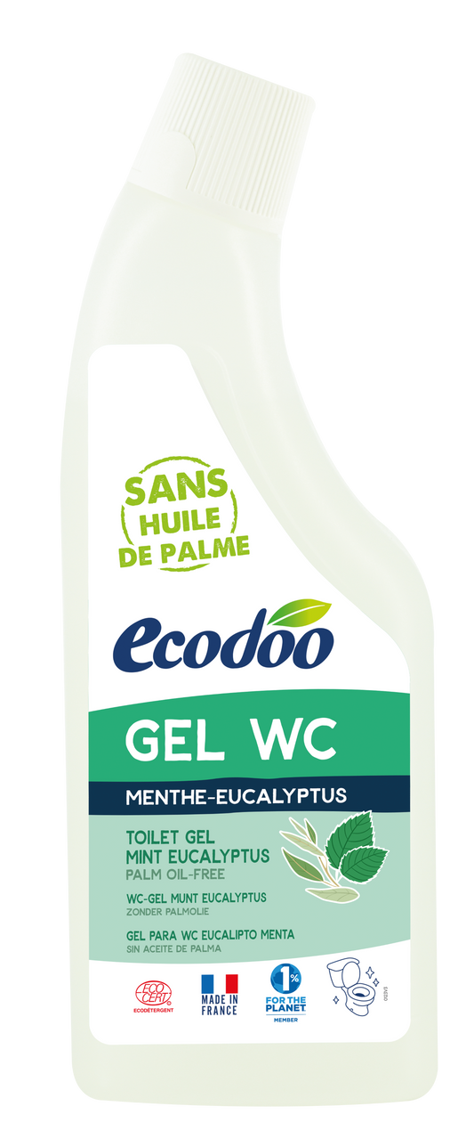 Ecodoo WC gel toiletreiniger munt-eucalyptus 750 Milliliter