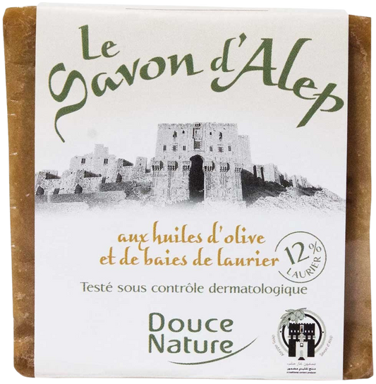 Douce Nature Zeep Aleppo blok 12% bio 200 Gram