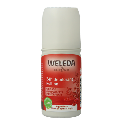 Weleda Granaatappel 24h roll on deodorant 50.00 Milliliter