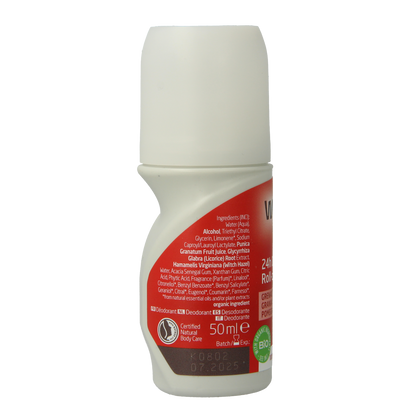 Weleda Granaatappel 24h roll on deodorant 50.00 Milliliter