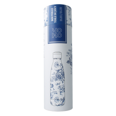 Yoko Drinkfles Toile de Jouy blue isotherm 500ml 1.00 Stuks