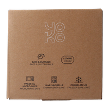 Yoko Lunchbox toile de joy blue 1200ml 1 Stuks