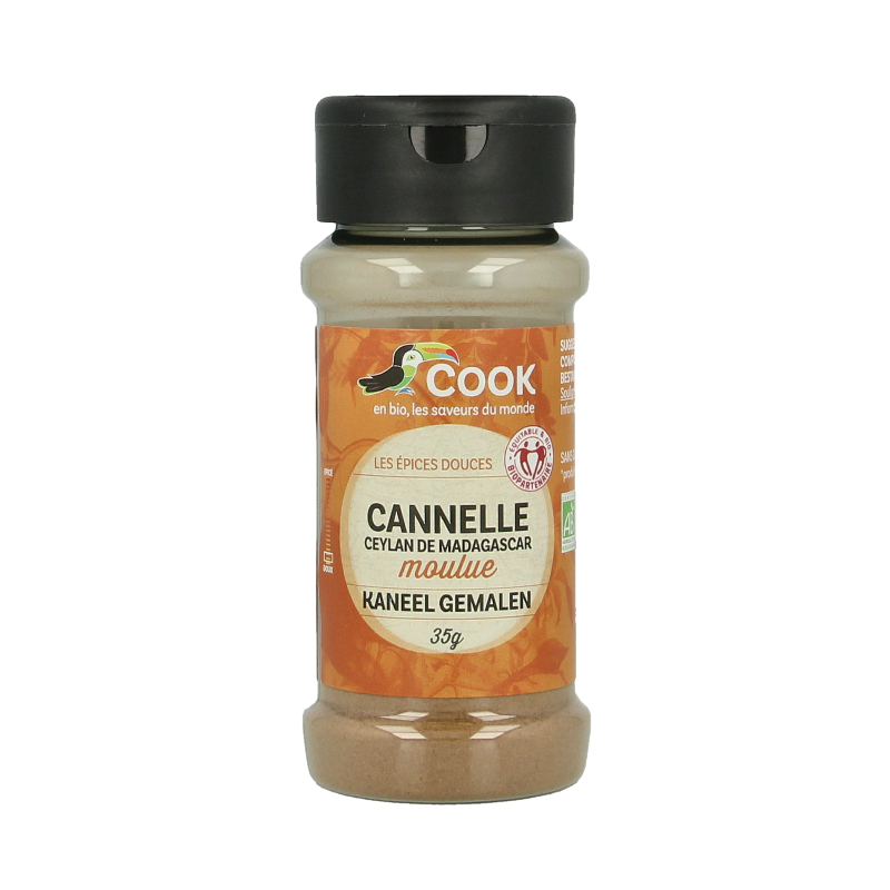 Cook Kaneel Ceylon gemalen bio 35 Gram