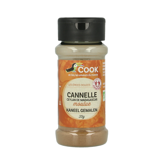 Cook Kaneel Ceylon gemalen bio 35 Gram