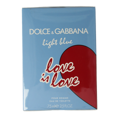 Dolce & Gabbana Light blue love is love men eau de toilette  75 Milliliter