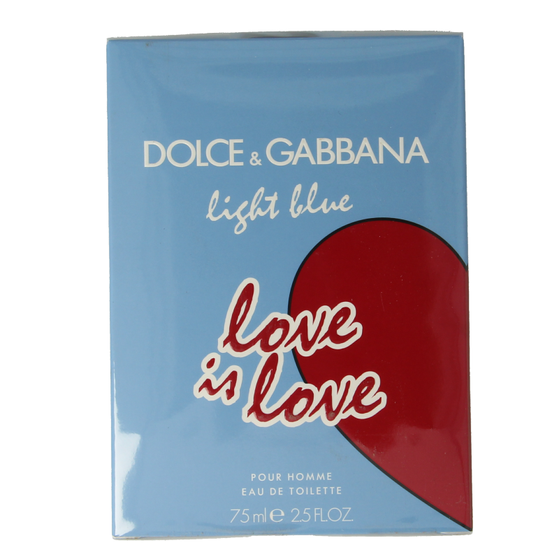 Dolce & Gabbana Light blue love is love men eau de toilette  75 Milliliter