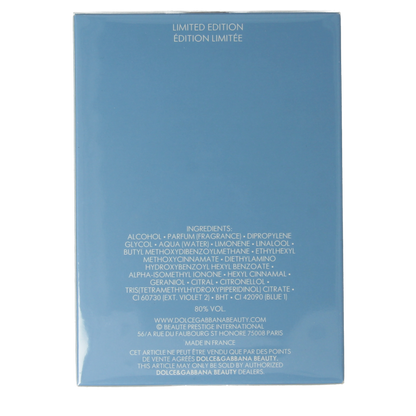 Dolce & Gabbana Light blue love is love men eau de toilette  75 Milliliter