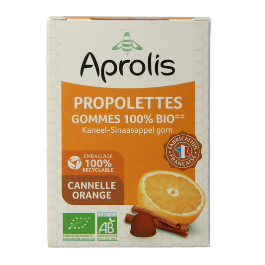 Aprolis Propolis kaneel - sinaasappel bio 50 Gram