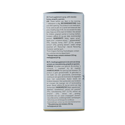 Phytonorm Manukahoning propolis & guarana siroop bio 150.00 Milliliter