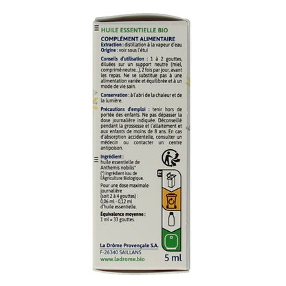 Ladrome Roomse kamille bio 5.00 Milliliter