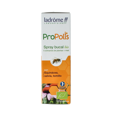 Ladrome Propolis keel- en mondspray bio 30.00 Milliliter