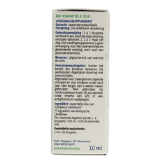 Ladrome Jeneverbes olie bio 10.00 Milliliter