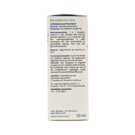 Ladrome Lavendel olie bio 10.00 Milliliter