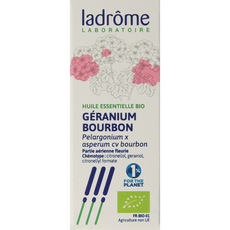 Ladrome Roos geranium olie bio 10.00 Milliliter