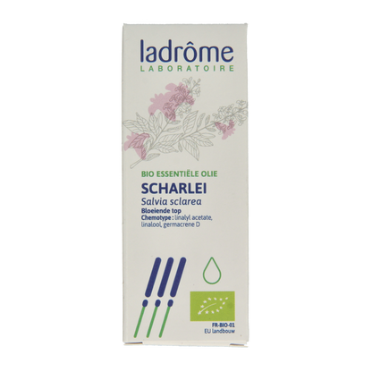 Ladrome Scharlei olie bio 10.00 Milliliter