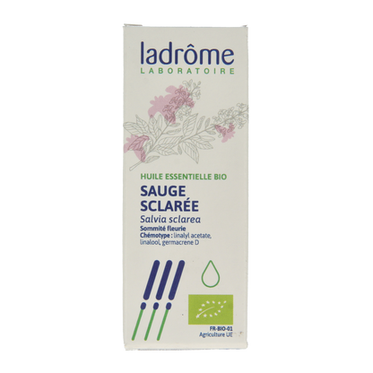Ladrome Scharlei olie bio 10.00 Milliliter