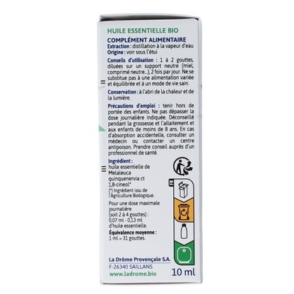Ladrome Niaouli olie 10.00 Milliliter