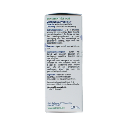 Ladrome Lavandin olie bio 10.00 Milliliter