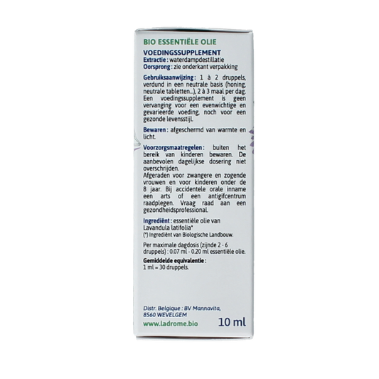 Ladrome Spijk lavendel bio 10.00 Milliliter