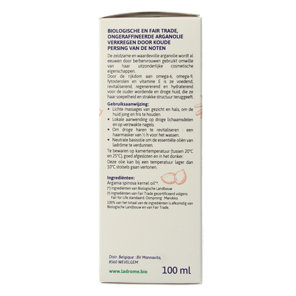 Ladrome Argan olie 100.00 Milliliter