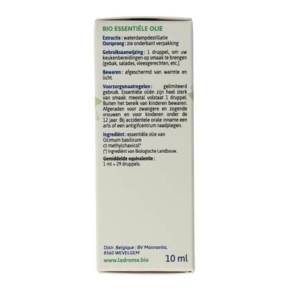 Ladrome Basilicum CT methylchavicol 10.00 Milliliter