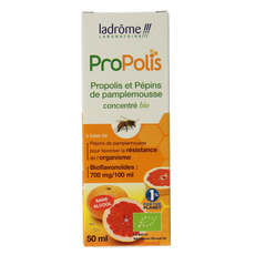 Ladrome Propolis pompelmoes pit concentraat bio 50.00 Milliliter