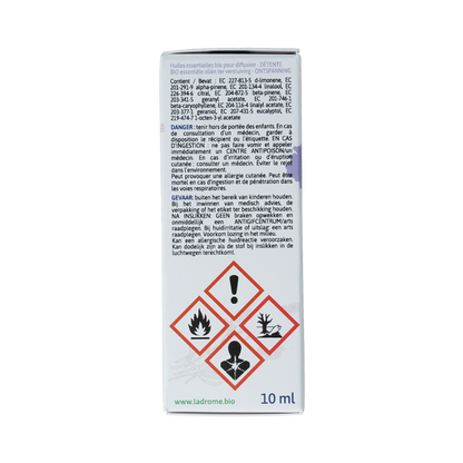 Ladrome Ontspanning - etherische olie 10.00 Milliliter